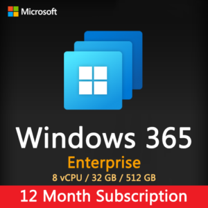 Windows 365 Enterprise 8 vCPU, 32 GB, 512 GB